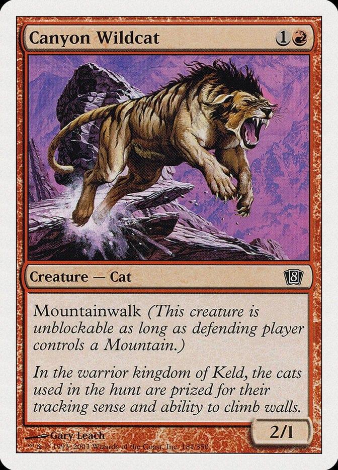 Magic: The Gathering MTG Single Canyon Wildcat [Eighth Edition]