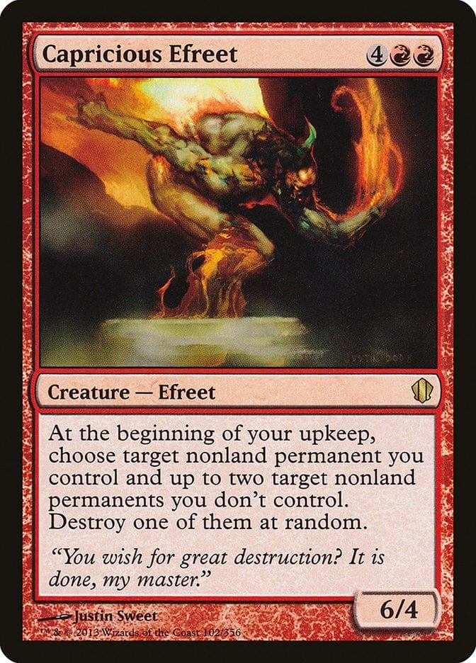 Magic: The Gathering MTG Single Capricious Efreet [Commander 2013]
