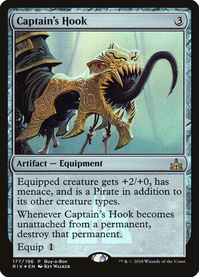 Magic: The Gathering MTG Single Captain's Hook (Buy-A-Box) [Rivals of Ixalan Promos]