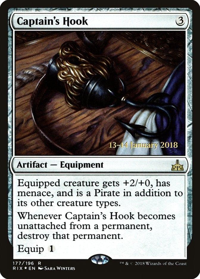 Magic: The Gathering MTG Single Captain's Hook [Rivals of Ixalan Prerelease Promos]