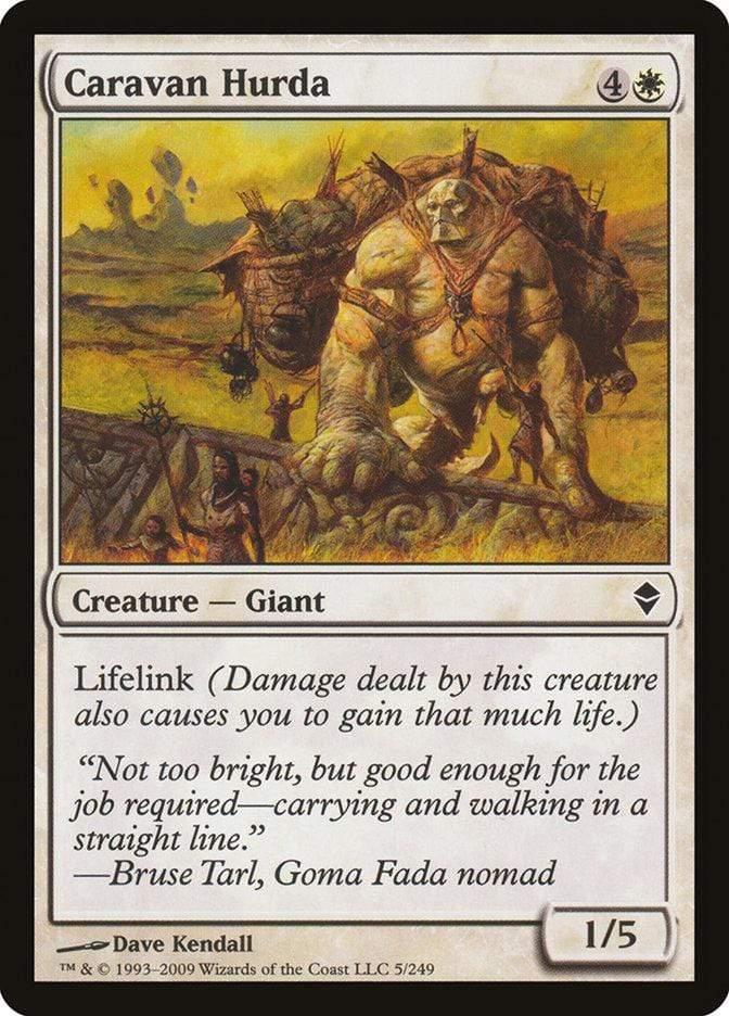 Magic: The Gathering MTG Single Caravan Hurda [Zendikar]
