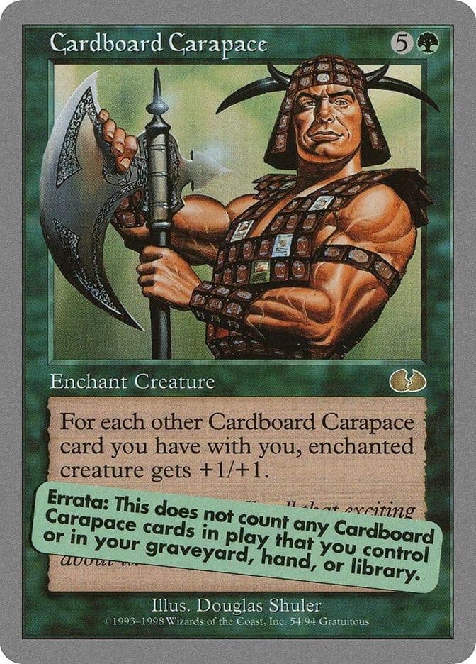 Magic: The Gathering MTG Single Cardboard Carapace [Unglued]