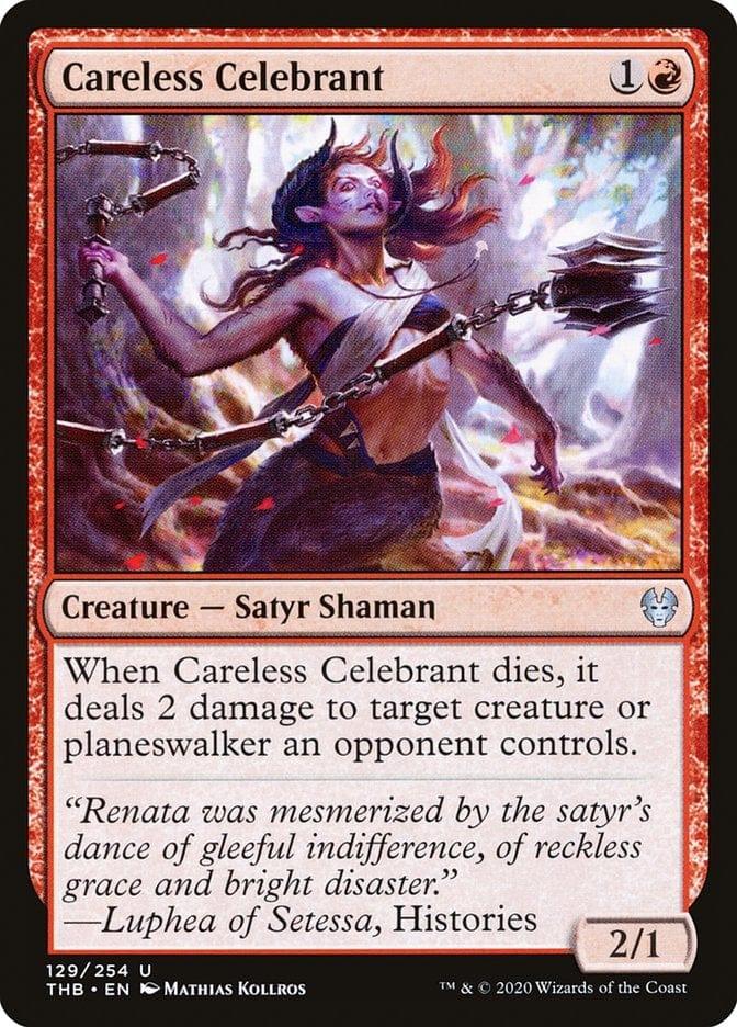 Magic: The Gathering MTG Single Careless Celebrant [Theros Beyond Death]