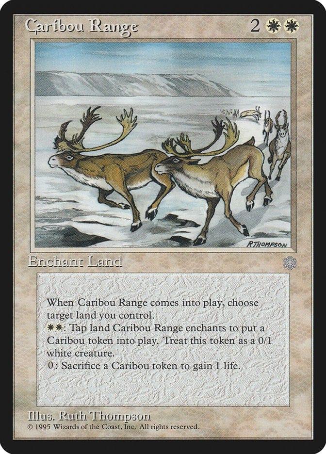 Magic: The Gathering MTG Single Caribou Range [Ice Age]