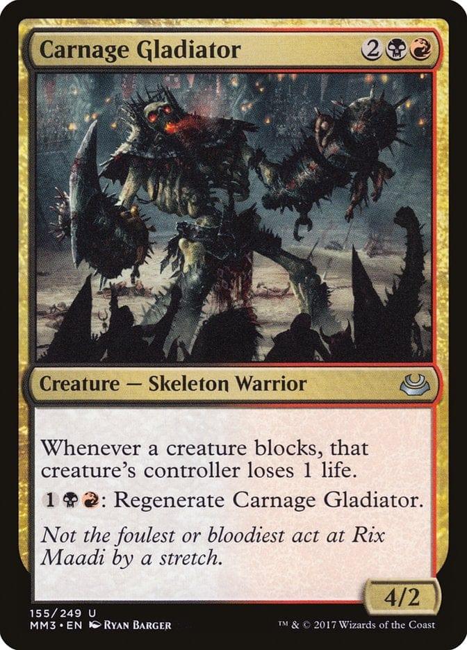Magic: The Gathering MTG Single Carnage Gladiator [Modern Masters 2017]