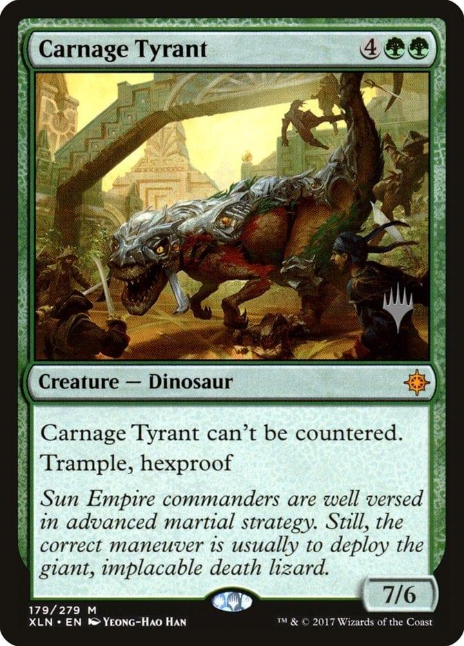 Magic: The Gathering MTG Single Carnage Tyrant (Promo Pack) [Ixalan Promos]