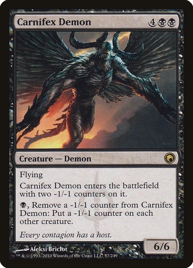 Magic: The Gathering MTG Single Carnifex Demon [Scars of Mirrodin]