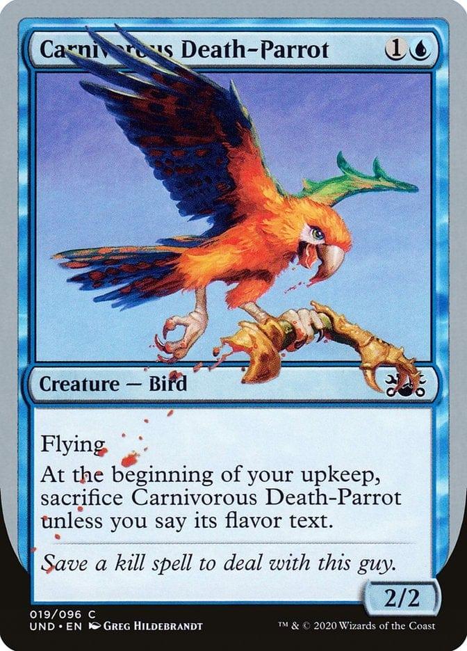 Magic: The Gathering MTG Single Carnivorous Death-Parrot [Unsanctioned]