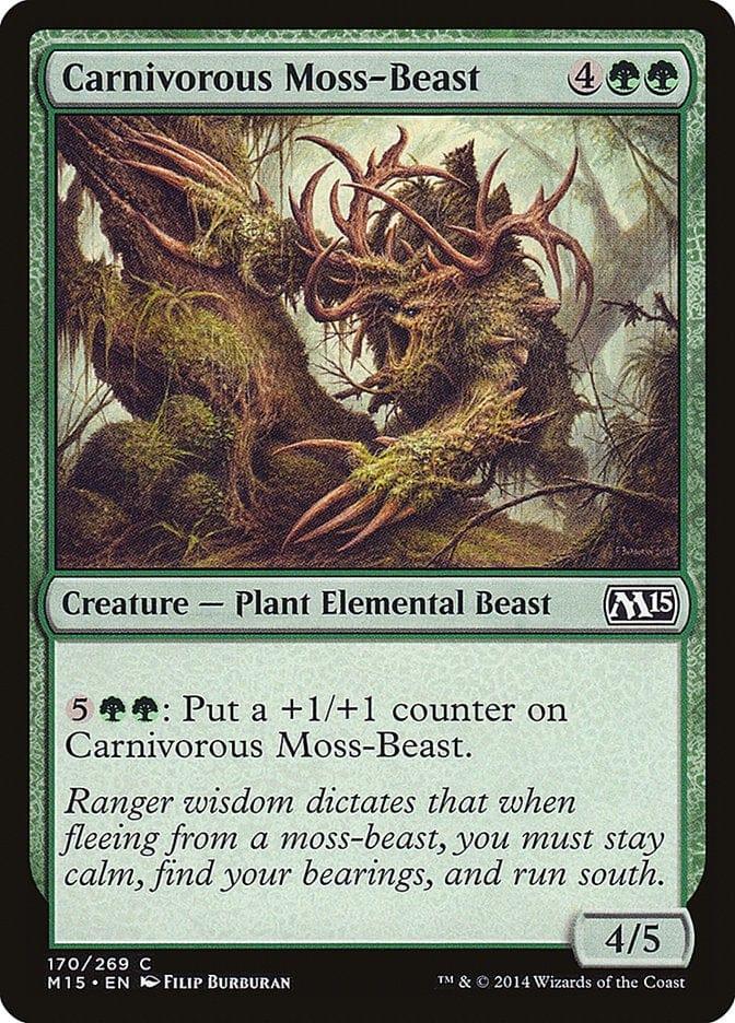 Magic: The Gathering MTG Single Carnivorous Moss-Beast [Magic 2015]