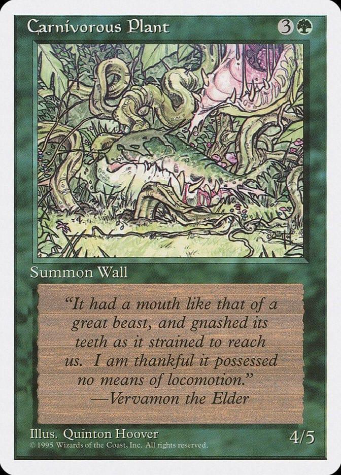 Magic: The Gathering MTG Single Carnivorous Plant [Fourth Edition]