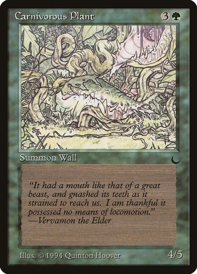 Magic: The Gathering MTG Single Carnivorous Plant [The Dark]