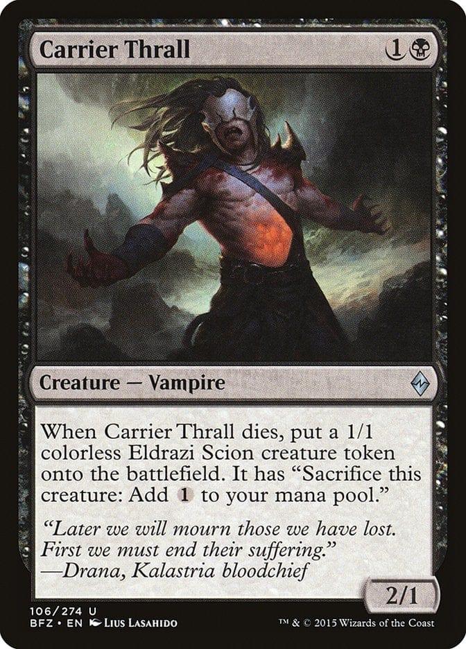 Magic: The Gathering MTG Single Carrier Thrall [Battle for Zendikar]