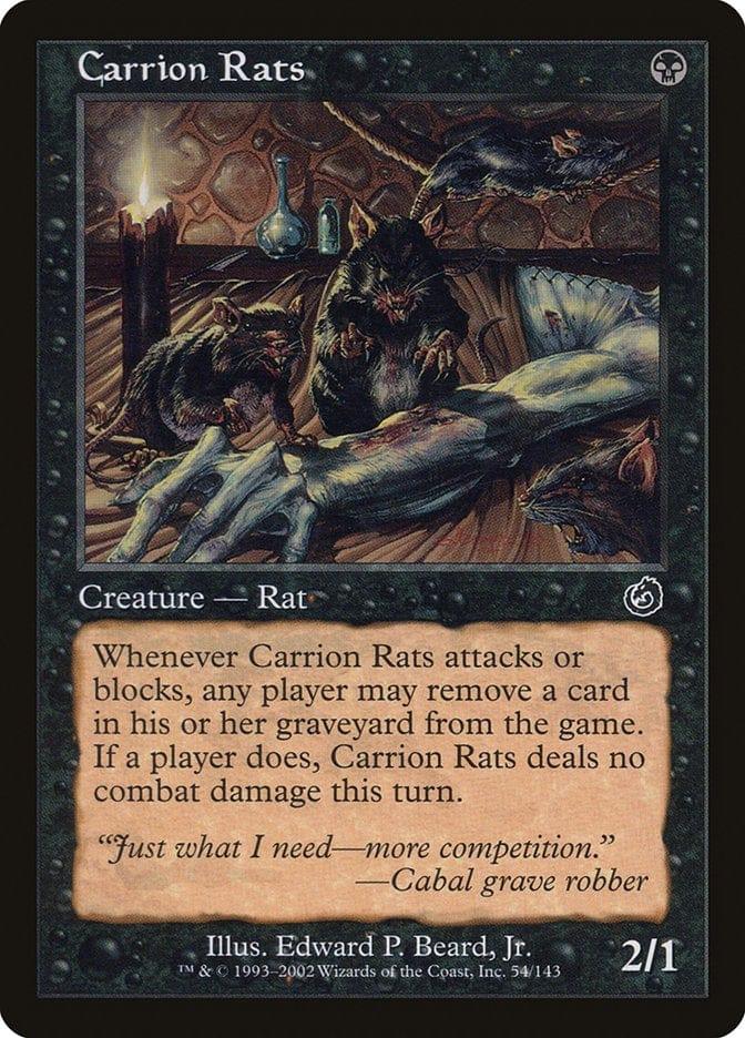 Magic: The Gathering MTG Single Carrion Rats [Torment]