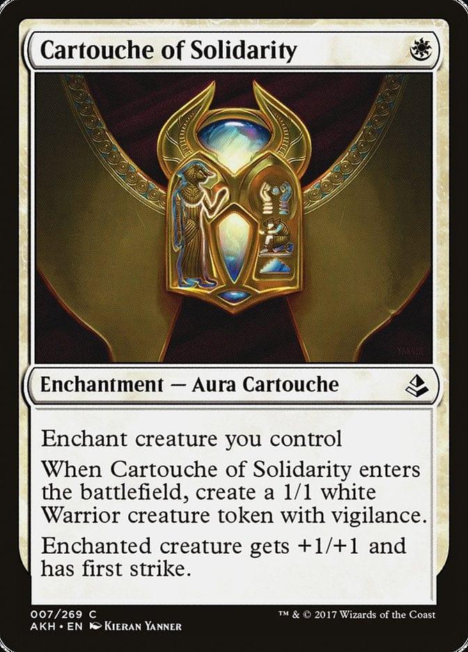 Magic: The Gathering MTG Single Cartouche of Solidarity [Amonkhet]