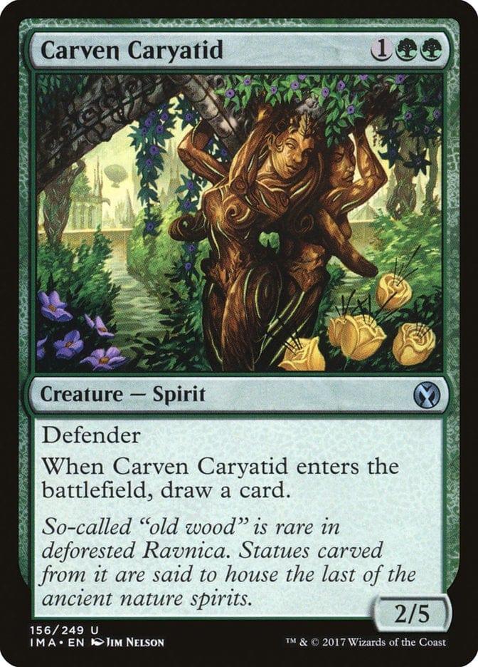 Magic: The Gathering MTG Single Carven Caryatid [Iconic Masters]