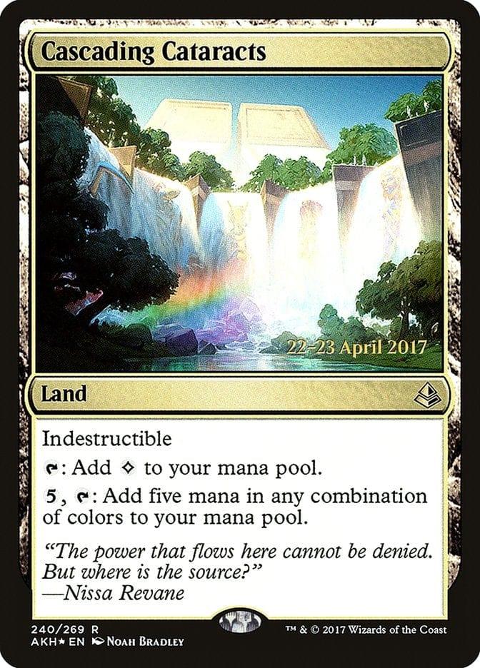 Magic: The Gathering MTG Single Cascading Cataracts  [Amonkhet Prerelease Promos]