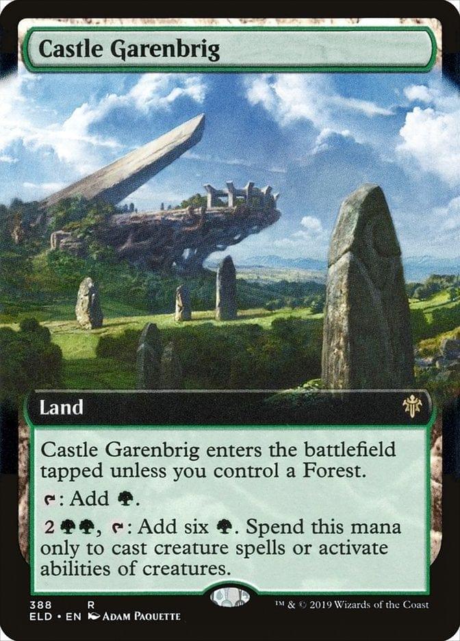 Magic: The Gathering MTG Single Castle Garenbrig (Extended) [Throne of Eldraine]