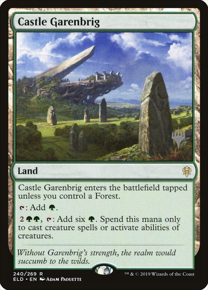 Magic: The Gathering MTG Single Castle Garenbrig (Promo Pack) [Throne of Eldraine Promos]