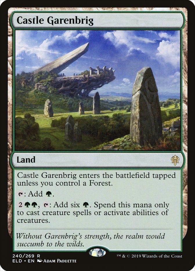 Magic: The Gathering MTG Single Castle Garenbrig [Throne of Eldraine]