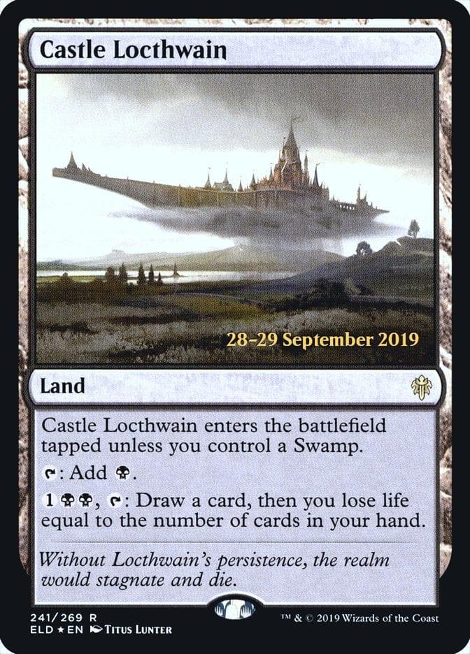Magic: The Gathering MTG Single Castle Locthwain  [Throne of Eldraine Prerelease Promos]