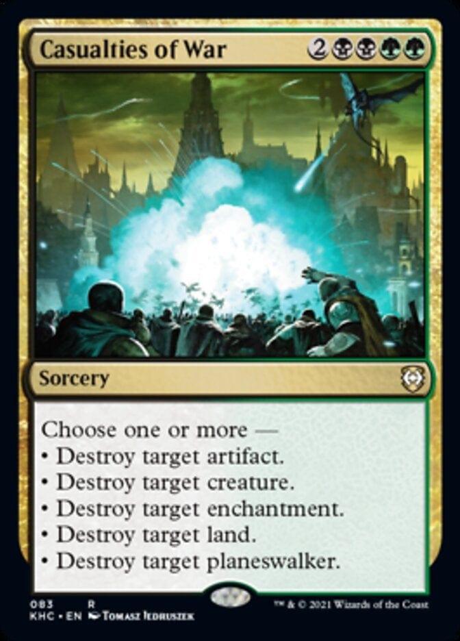 Magic: The Gathering MTG Single Casualties of War [Kaldheim Commander]