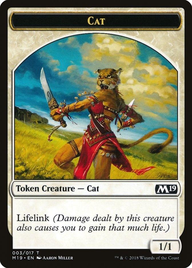 Magic: The Gathering MTG Single Cat [Core Set 2019 Tokens]