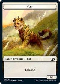 Magic: The Gathering MTG Single Cat // Human Soldier (003) Double-sided Token [Ikoria: Lair of Behemoths]