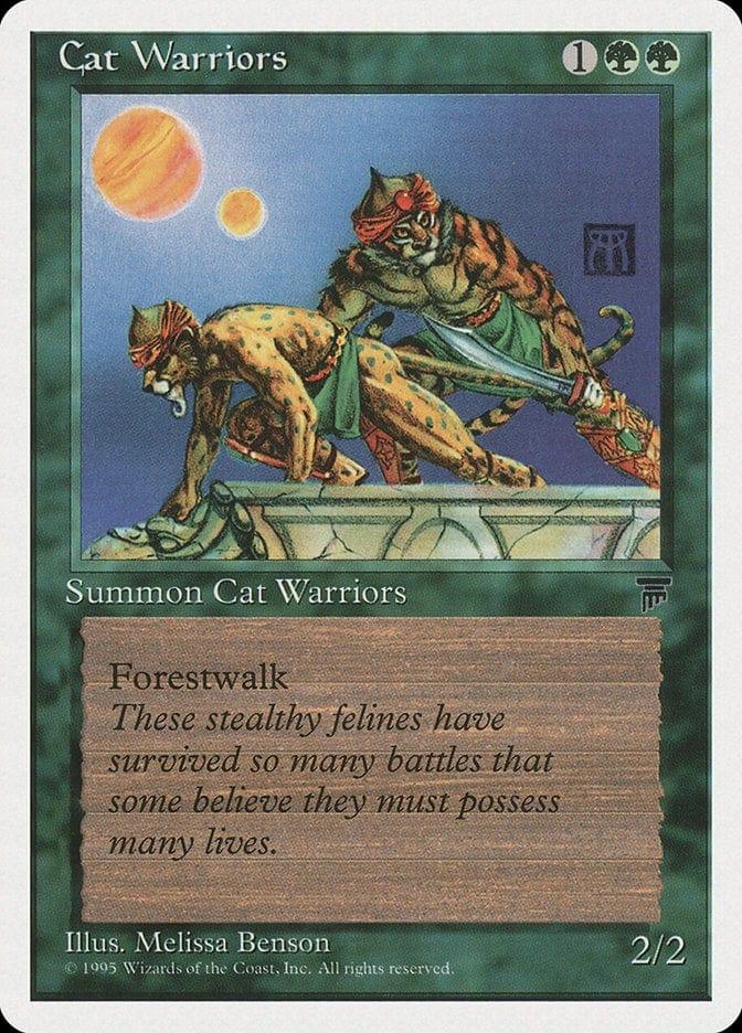 Magic: The Gathering MTG Single Cat Warriors [Chronicles]