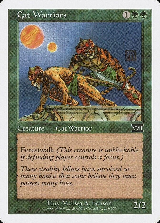 Magic: The Gathering MTG Single Cat Warriors [Classic Sixth Edition]