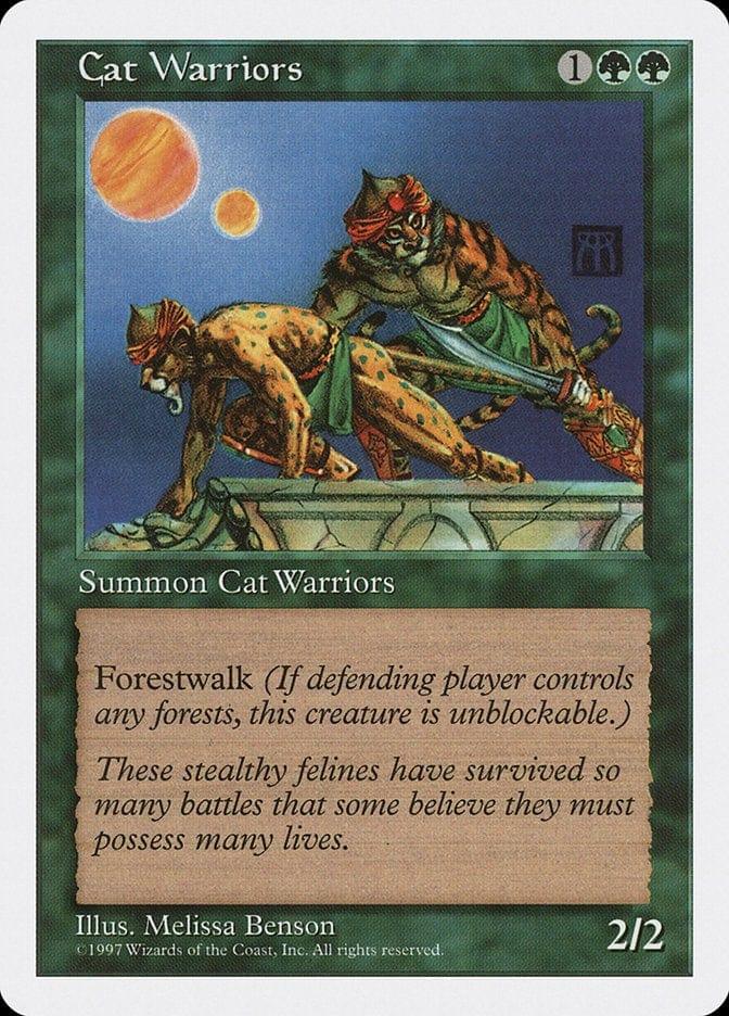 Magic: The Gathering MTG Single Cat Warriors [Fifth Edition]