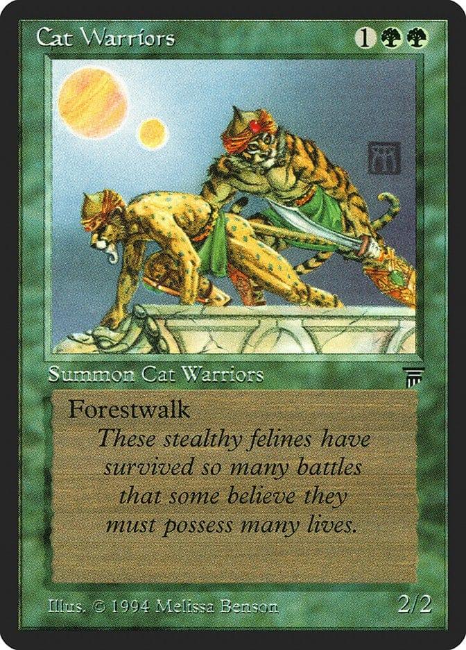 Magic: The Gathering MTG Single Cat Warriors [Legends]