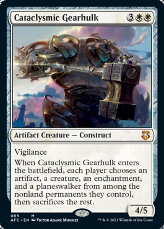 Magic: The Gathering MTG Single Cataclysmic Gearhulk [Dungeons & Dragons: Adventures in the Forgotten Realms Commander]