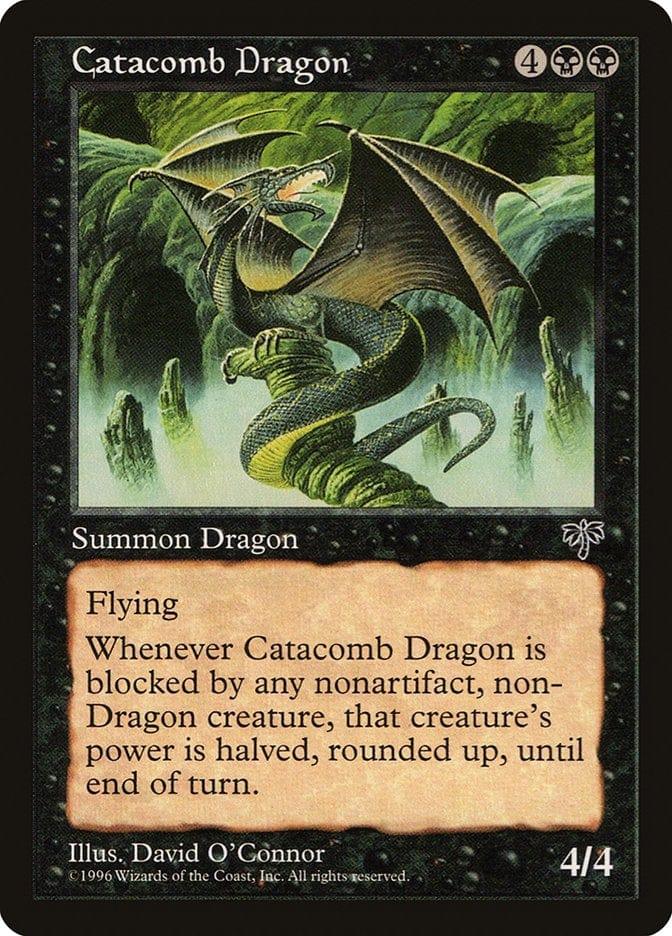 Magic: The Gathering MTG Single Catacomb Dragon [Mirage]