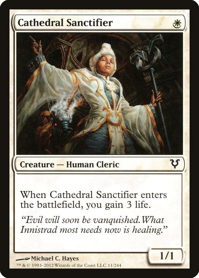 Magic: The Gathering MTG Single Cathedral Sanctifier [Avacyn Restored]