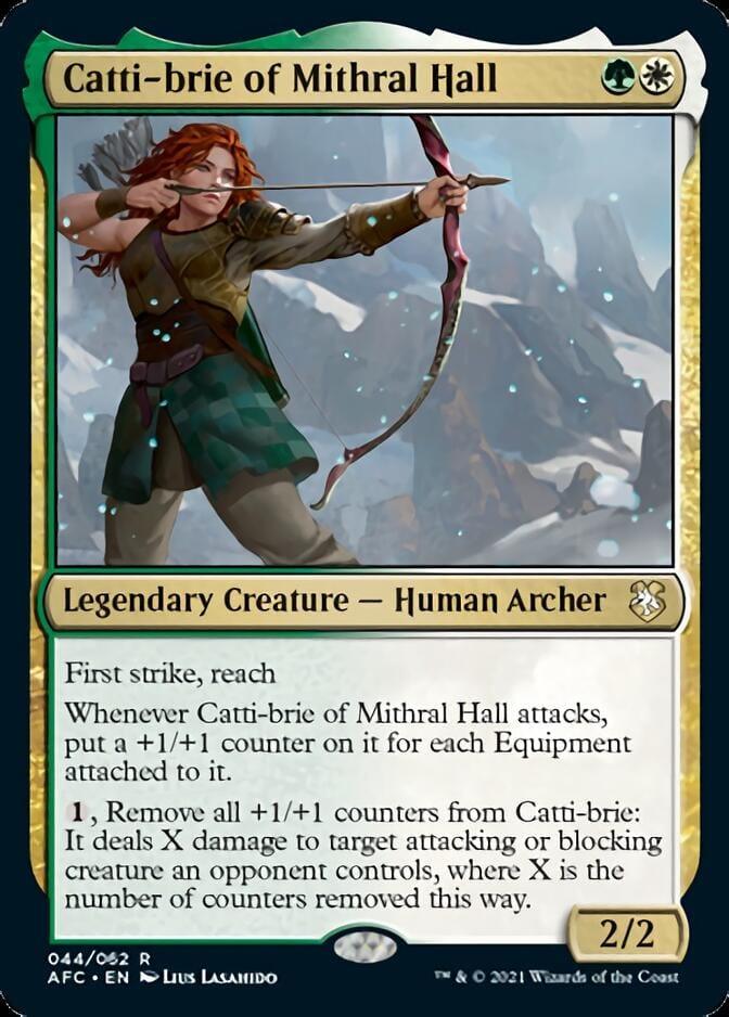 Magic: The Gathering MTG Single Catti-brie of Mithral Hall [Dungeons & Dragons: Adventures in the Forgotten Realms Commander]