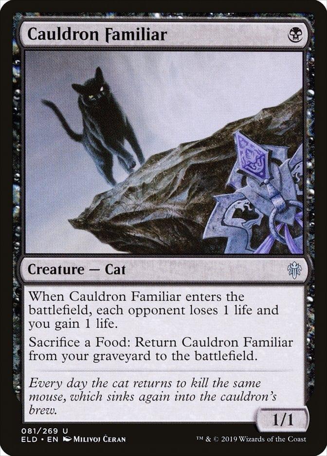 Magic: The Gathering MTG Single Cauldron Familiar [Throne of Eldraine]