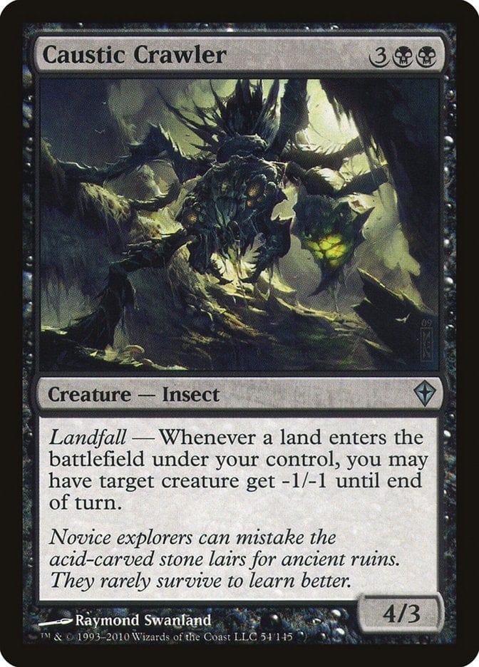 Magic: The Gathering MTG Single Caustic Crawler [Worldwake]
