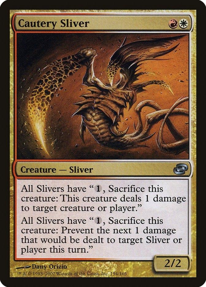 Magic: The Gathering MTG Single Cautery Sliver [Planar Chaos]