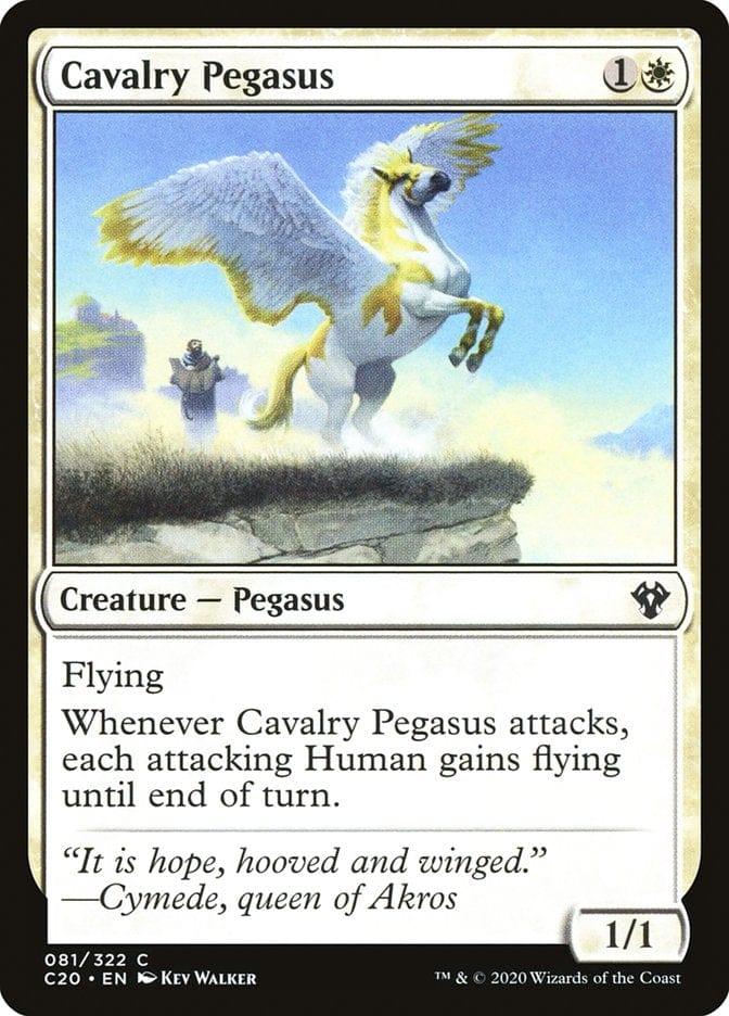 Magic: The Gathering MTG Single Cavalry Pegasus [Commander 2020]