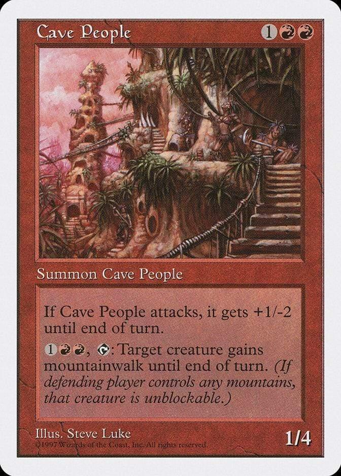 Magic: The Gathering MTG Single Cave People [Fifth Edition]
