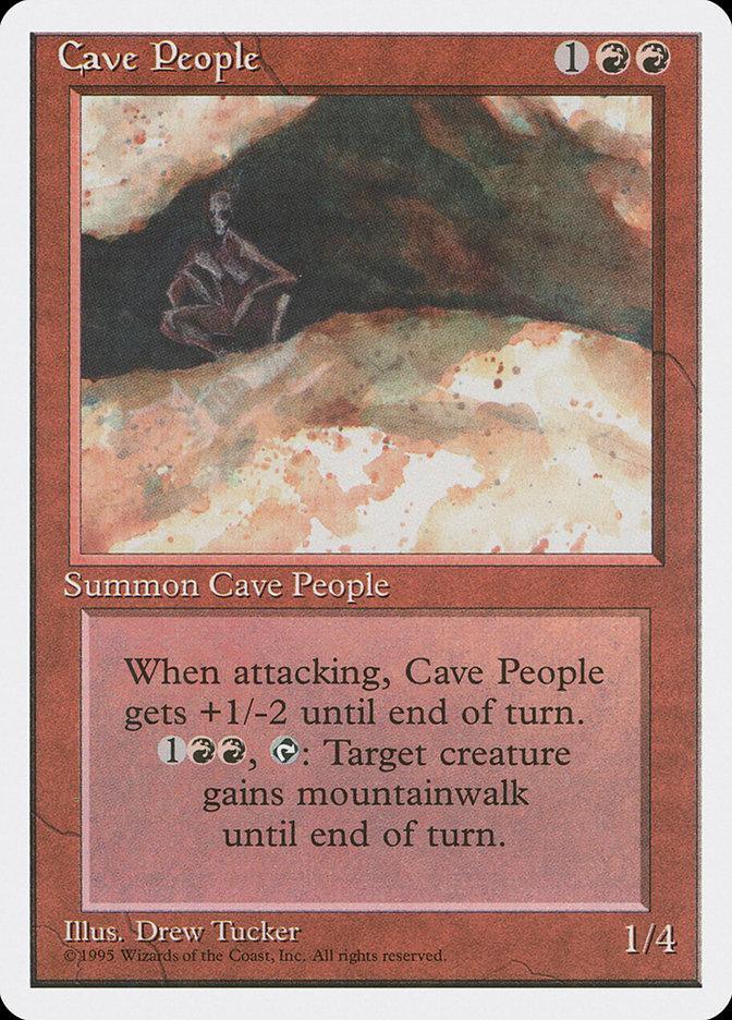Magic: The Gathering MTG Single Cave People [Fourth Edition]