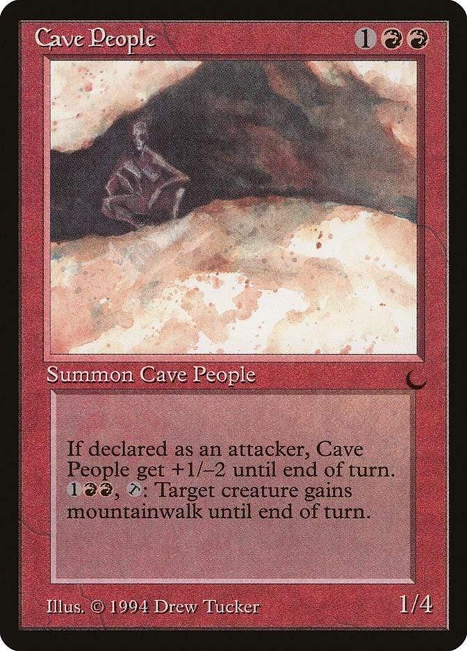 Magic: The Gathering MTG Single Cave People [The Dark]