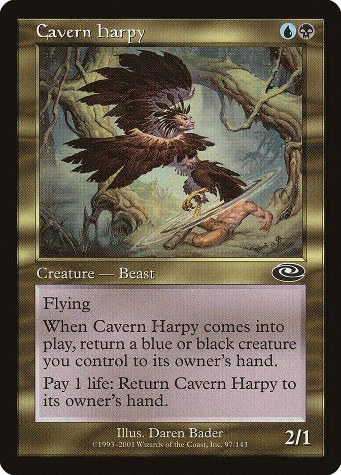 Magic: The Gathering MTG Single Cavern Harpy [Planeshift]