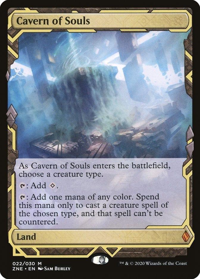 Magic: The Gathering MTG Single Cavern of Souls (Expeditions) [Zendikar Rising Expeditions]