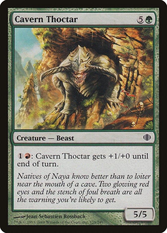 Magic: The Gathering MTG Single Cavern Thoctar [Shards of Alara]