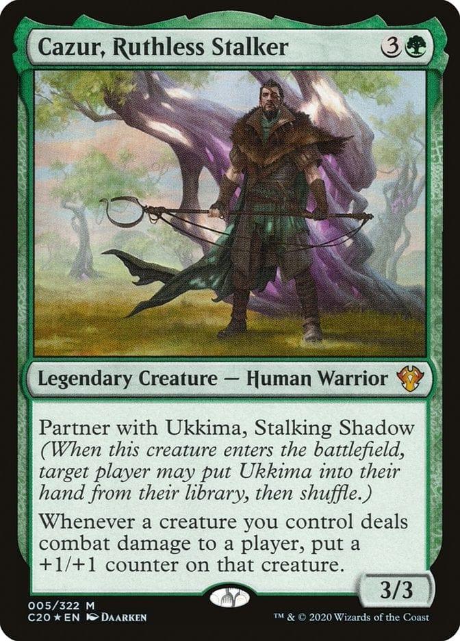 Magic: The Gathering MTG Single Cazur, Ruthless Stalker [Commander 2020]