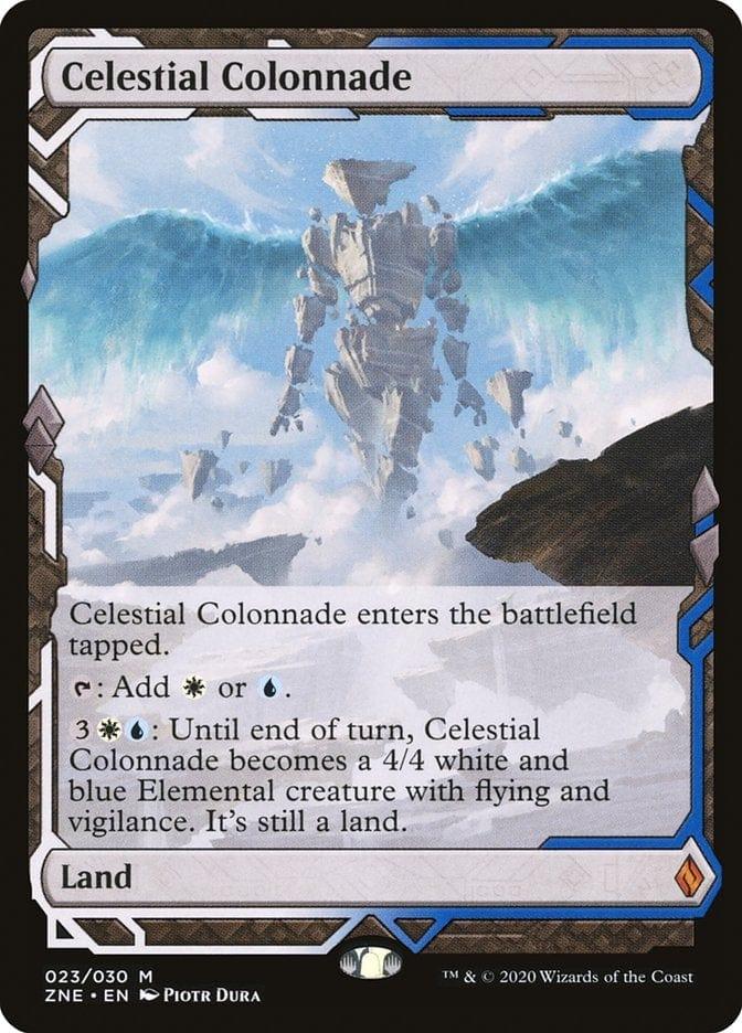 Magic: The Gathering MTG Single Celestial Colonnade (Expeditions) [Zendikar Rising Expeditions]