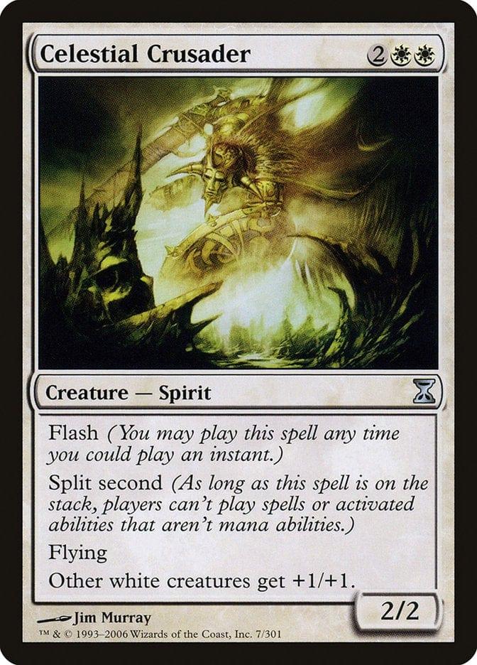 Magic: The Gathering MTG Single Celestial Crusader [Time Spiral]