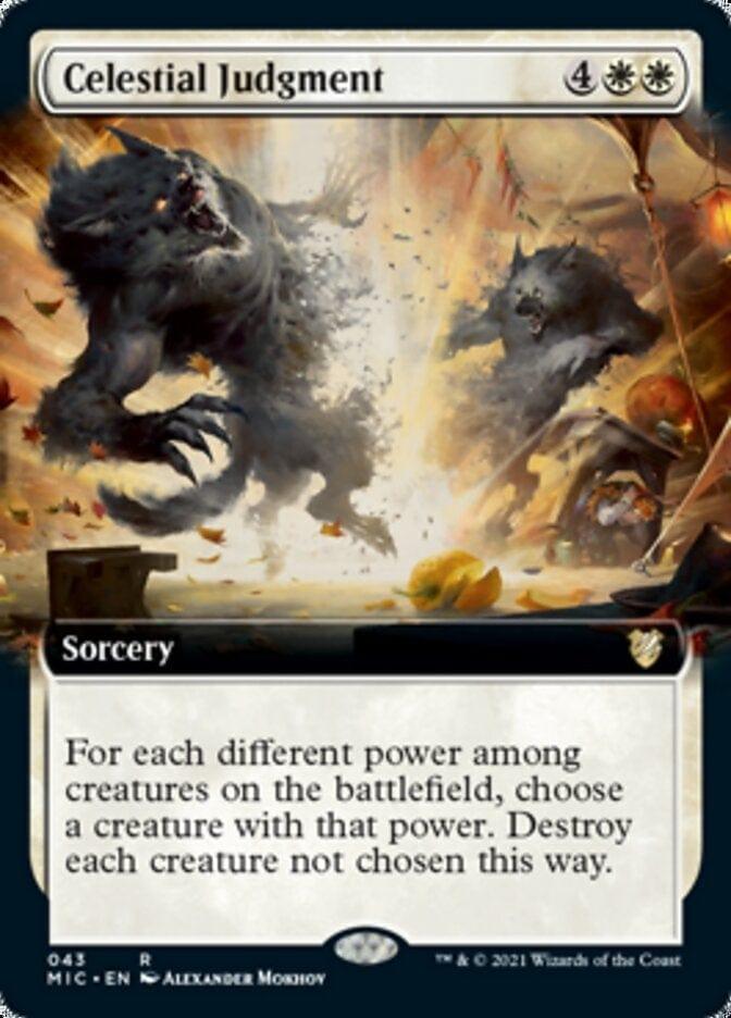 Magic: The Gathering MTG Single Celestial Judgment (Extended) [Innistrad: Midnight Hunt Commander]