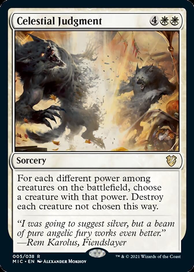 Magic: The Gathering MTG Single Celestial Judgment [Innistrad: Midnight Hunt Commander]